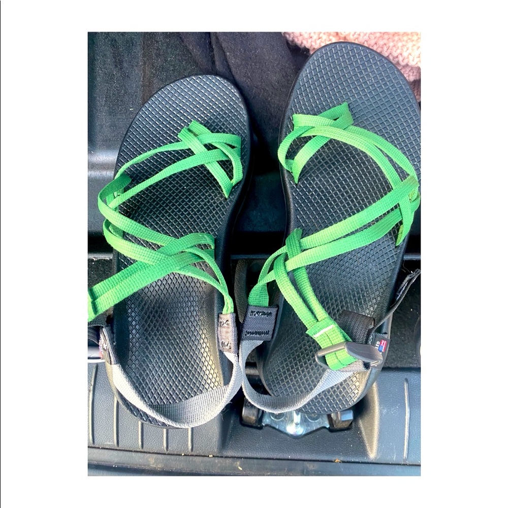 Never worn!!! Chacos.